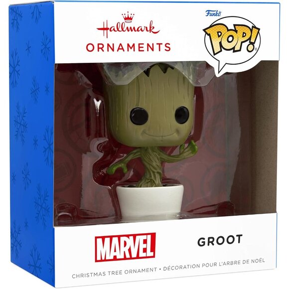🆕Marvel Guardians Galaxy Groot Funko POP Christmas Ornament Scaled-Down Version - Picture 5 of 6